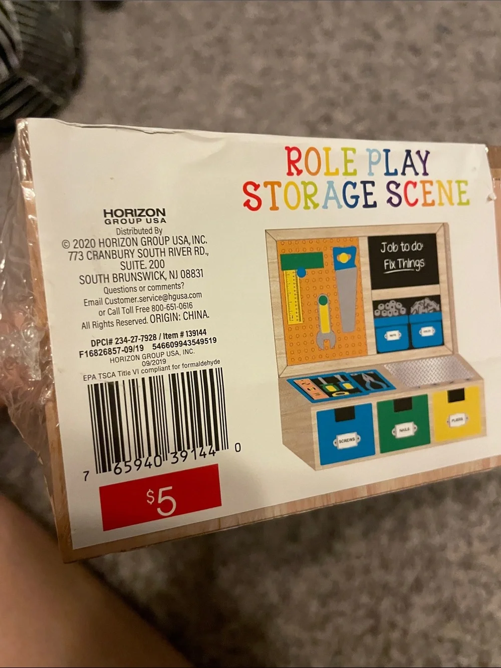 Horizon Role Play Fix Tools Storage Scene Toy Set Imaginative Play Set